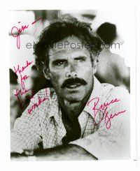 8s055 BRUCE DERN signed 8x10 REPRO still '72 head & shoulders close up from Coming Home!