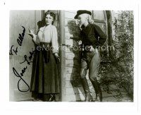 8s069 JOAN LESLIE signed 8x10 REPRO still '80s hiding from sexy cowgirl, Woman They Almost Lynched!