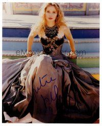 8s071 JULIE DELPY signed color 8x10 REPRO still '00s the French actress wearing really cool dress!