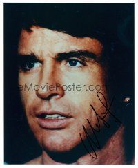 8s096 WARREN BEATTY signed color 8x10 REPRO still '02 young super c/u from Heaven Can Wait!
