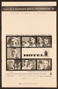 8s273 HOTEL pressbook '67 from Arthur Hailey's novel, Rod Taylor, Catherine Spaak, Karl Malden