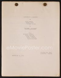 8s226 ROGUES' REGIMENT continuity & dialogue script September 8, 1948, screenplay by Robert Buckner