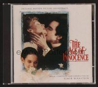 8s103 AGE OF INNOCENCE soundtrack CD '93 Martin Scorsese, original score by Elmer Bernstein!
