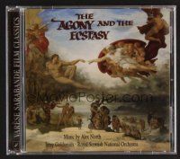 8s106 AGONY & THE ECSTASY soundtrack CD '98 by North, Goldsmith & Royal Scottish National Orchestra