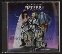 8s124 BEETLEJUICE soundtrack CD '88 Tim Burton, original score by Danny Elfman!