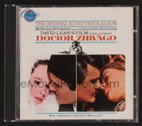 8s141 DOCTOR ZHIVAGO soundtrack CD '85 David Lean classic, original score by Maurice Jarre!
