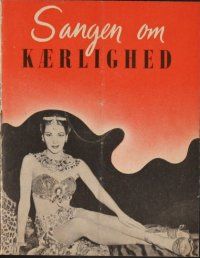 8s187 SONG OF SCHEHERAZADE Danish program '46 different images of sexy Yvonne DeCarlo!