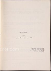 8s199 BEST SELLER script '87 screenplay by John Flynn and Larry Cohen!