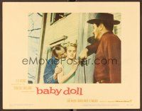 8t174 BABY DOLL LC #1 '57 Eli Wallach watches Karl Malden kissing Carroll Baker's neck!