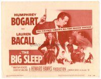 8t035 BIG SLEEP TC R54 Humphrey Bogart, sexy Lauren Bacall, Howard Hawks classic noir!