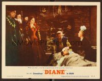 8t291 DIANE LC #7 '56 Lana Turner tends to her lover and sees her rival across the room!