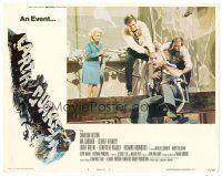 8t303 EARTHQUAKE LC #3 '74 two men lower Lorne Greene from a building in a harness!