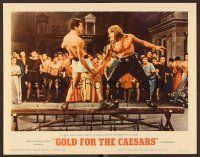 8t346 GOLD FOR THE CAESARS LC #7 '64 wacky close up of an Indian wrestling match to the death!