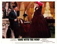8t349 GONE WITH THE WIND LC #8 R80 smug Clark Gable looks at pretty Vivien Leigh!