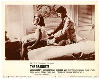 8t351 GRADUATE LC #2 '68 Dustin Hoffman starts to undress Anne Bancroft in hotel room!