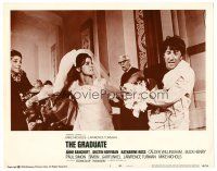 8t352 GRADUATE LC #5 '68 Dustin Hoffman grabs Katharine Ross from Anne Bancroft at wedding!