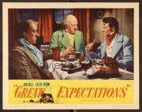 8t356 GREAT EXPECTATIONS LC #4 '47 John Mills is shocked to meet Finlay Currie and Alec Guinness!