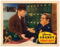 8t357 GREAT GUY LC '36 James Cagney protests to smiling cop Edward Brophy!