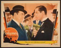 8t382 HIDE-OUT LC '34 close up of dapper Robert Montgomery & Edward Arnold!
