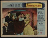 8t399 IMITATION OF LIFE LC #6 '59 John Gavin watches Lana Turner welcome visitor to her party!