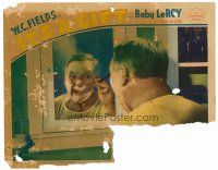 8t007 IT'S A GIFT LC '34 great close up of W.C. Fields shaving & looking in his bathroom mirror!