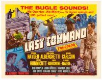 8t073 LAST COMMAND TC '55 Sterling Hayden & Anna Maria Alberghetti at the Alamo!