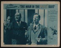 8t478 MAN IN THE WHITE SUIT LC #3 '52 Cecil Parker & Alec Guinness celebrate with cigars!