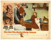 8t482 MAN WHO SHOT LIBERTY VALANCE LC #1 '62 John Wayne, Woody Strode, Vera Miles, James Stewart