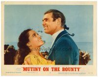 8t504 MUTINY ON THE BOUNTY LC #7 R57 Clark Gable gets a warm welcome from a South Sea native!