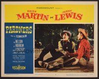 8t545 PARDNERS LC #7 '56 great close up of cowboys Jerry Lewis & Dean Martin singing!