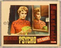8t576 PSYCHO LC #5 R65 Alfred Hitchcock, pretty Janet Leigh holds stolen cash in bathroom!