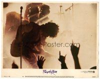 8t579 PURPLE RAIN LC #8 '84 great image of Prince with guitar performing on stage!