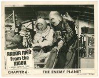 8t584 RADAR MEN FROM THE MOON chapter 8 LC '52 Commando Cody & space man on ship, The Enemy Planet!