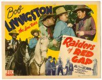 8t089 RAIDERS OF RED GAP TC '43 Robert Livingston as The Lone Rider & Al Fuzzy St. John!
