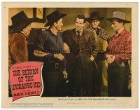 8t595 RETURN OF THE DURANGO KID LC '44 bad guys tell their boss they had trouble with Starrett!