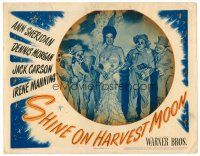 8t637 SHINE ON HARVEST MOON LC '44 sexy Ann Sheridan dancing with 4 scarecrows!