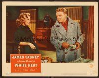 8t779 WHITE HEAT LC #3 '49 sexy Virginia Mayo loves James Cagney when he's got lots of dough!