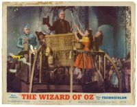 8t787 WIZARD OF OZ LC #8 R55 classic balloon scene with Frank Morgan, Judy Garland & top cast!