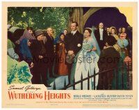 8t794 WUTHERING HEIGHTS LC '39 David Niven & Merle Oberon are married, but she can't forget!
