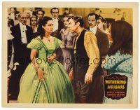 8t795 WUTHERING HEIGHTS LC '39 Leo G. Carroll confronts Geraldine Fitzgerald at party!