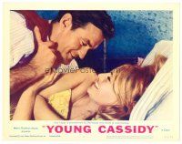 8t799 YOUNG CASSIDY LC #2 '65 Rod Taylor with naked Julie Christie smiling in bed!