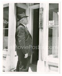 8w112 BAD DAY AT BLACK ROCK candid deluxe 8x10 still '55 Spencer Tracy wearing suit in 120 degrees!