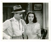 8w205 COMRADE X 8x10 still '40 close up of sexy Hedy Lamarr showing Clark Gable a letter!