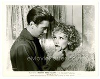 8w233 DESTRY RIDES AGAIN 8x10 still '39 c/u of James Stewart looking down at Marlene Dietrich!