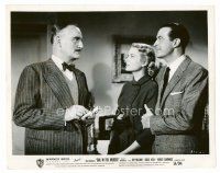 8w236 DIAL M FOR MURDER 8x10 still '54 Hitchcock, John Williams with Grace Kelly & Ray Milland!