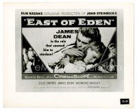 8w257 EAST OF EDEN 8x10 still R57 James Dean, John Steinbeck, Elia Kazan, image from half-sheet!