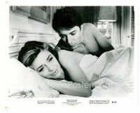 8w326 GRADUATE 8x10 still '68 close up of Dustin Hoffman & Anne Bancroft in bed!