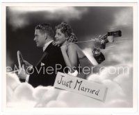 8w380 I MARRIED AN ANGEL deluxe 8x10 still '42 newlyweds Jeanette MacDonald & Nelson Eddy by Bull!
