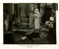 8w381 I WAKE UP SCREAMING 8x10 still '41 Victor Mature & Betty Grable over body, Hot Spot!