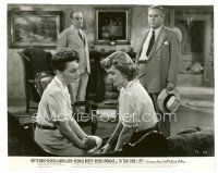 8w395 IN THIS OUR LIFE 7.5x9.5 still '42 Olivia De Havilland stares at her sister Bette Davis!